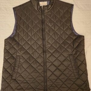 Weatherproof Men's Quilted Vest - Dark Army Green